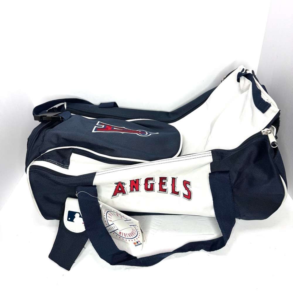 mlb angels genuine merchandise major league baseball duffle bag